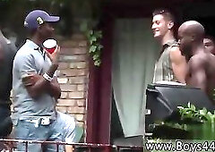 Landon pulverized and cum drenched!