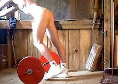 Gym workout sex, public, aerobics