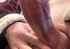 Big cut trans cock shooting delicious cum