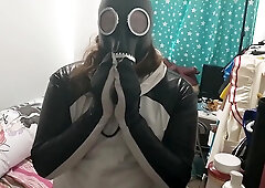 Pvc Penguin Cosplay Gasmask Breathplay Sissy Hump Inflatable