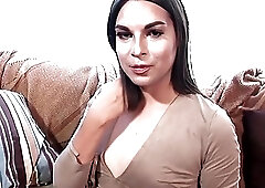 Bigass trans debutante bends over at casting