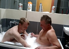 Bathtub Time with Dad