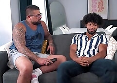 Breeding, curious straight, gay bareback anal