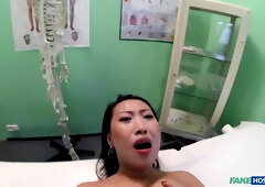 Sharon Lee And Kristof Cale - Asian Babe With Big Tits Fucked Hard And Fast By Naughty Doctor