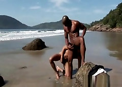 Latino Gay Couple Sex Outdoors