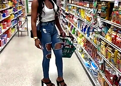 ForbiddenPleasures333-Caught TSTammy10 in the Shop