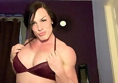 Leann amateur beautiful brunette with big boobs