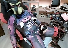 German babe Titten-Sau gets off with her toys and some cum action