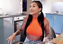 Screwing with the air conditioner repairman - Large Jock - Mariana Martix & The Spanish Alberto Blanco