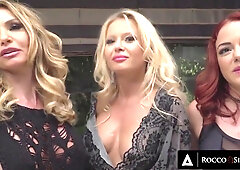 Large Jock Hunks Group-sex & Run A Educate On 4 Sexy Milfs! + Cum Swallowing!