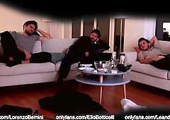 Gay-for-pay mate fapping with bumder mates - REAL! privately recorded