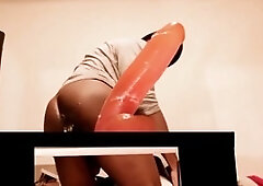 Ass monkey, no condom, bony