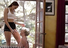 My stepmother finds out that I have a giant wang and that babe craves to suck it