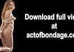 She loves being tickled while tied up BDSM fetish porn