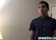 Youthful Japanese faggot caboose gets penetrated rock-hard before pop-shot