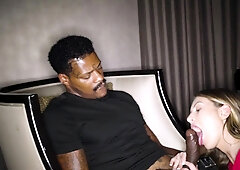 BBC-loving bitch Paige Owens gets fucked in the middle of the night