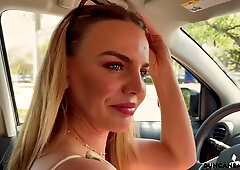 Crazy Blonde Milf Driver Picks Me Up And Inhales My Balls In The Car With Kate Dalia And Duncan Saint