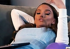 I can see up your stepmoms skirt and shes wearing no panties