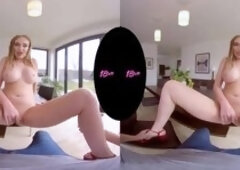 Busty Wife Liza Billberry Serves Her Pussy For Dinner