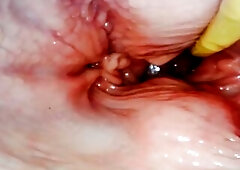 EXCELLENT. CAMERA INSIDE HER TWAT DURING THE TIME THAT I FILL HER WITH CUM