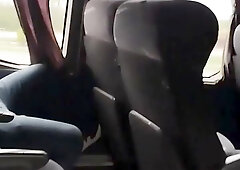 I was caught flashing off on the bus and they recorded me.