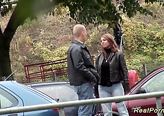 German Stepmom Picked Up For Outdoor Sex