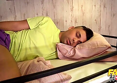 Fakehub - video game toying asian thai teenage female and thick Natural Tits black laTina Babe in threesome after intense game that gets their boobs a