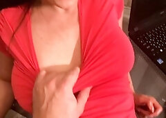 Cock hungry cutie seduces stepbro and gets fucked hard