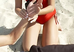 Brazzers: Skyla's Beachside Manhunt