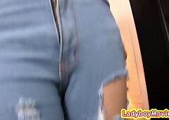 Smiling Ladyboy Rough Bareback Shagged