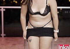 Gabig Booty Lalin girl Peruvian with priceless legs passes her casting for InkaPorn and tells her private details.