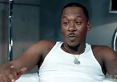 Basketball star Deep Dic fucked by interviewer Adrian Hart