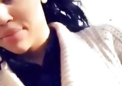 Godlike breasty black shemale whore masturbate her pussy