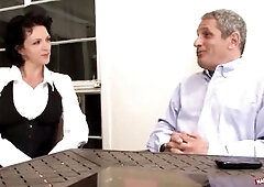 To stop their bad behavior the mother i'd like to fuck takes the 2 outside to spank and fuck