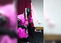 Armbinder self slavery struggle