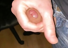 Guy Spurting a Biggest Jizz flow Without Wang Throughout Jeans Whilst Masturbating & Groaning Loud - 4K
