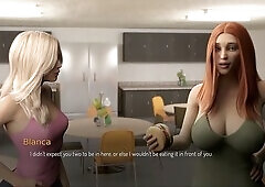 Time to play a fun porn game focused on big boobs and some mommy action