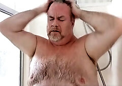Fat grandpas changing room, locker room bears, older bear shower