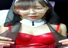 Curly Blonde Teen Records Solo Dildo Masturbation More at