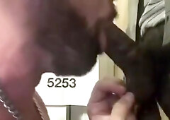 Short Fat Black Dick Busts Huge Philly Gloryhole