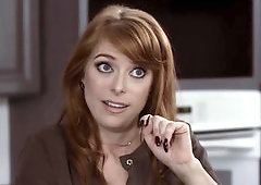 Blonde Britney Amber gets groped and pussy licked on the bed