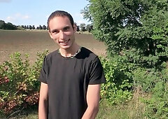 Perfect outdoor fuck with a random Czech hottie