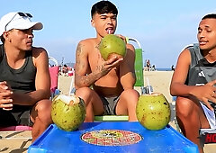 Making the horny young guy pass the talented test!