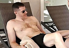 Tall and muscular stepdad cant stop pounding gay twink outdoors