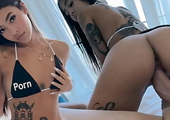 I get Fucked with My New Bikini, Blowjob, Feetjob and Cumshot!