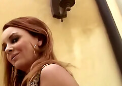 Janet Mason teases us showing her plump ass