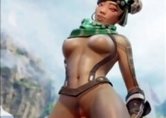 Shemale gets creampied in intense anal session