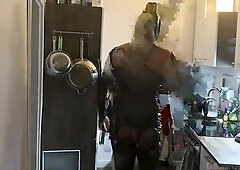 Experienced milfs take turns fisting every other's leaking holes in a impure kitchen romp, clenching and squirting with each thrust. Willing to w