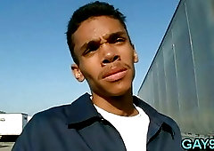 Black and white gay sex