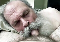 Jizz Greedy Dad Deep-throats Shaft, Drained to the Last Droplet